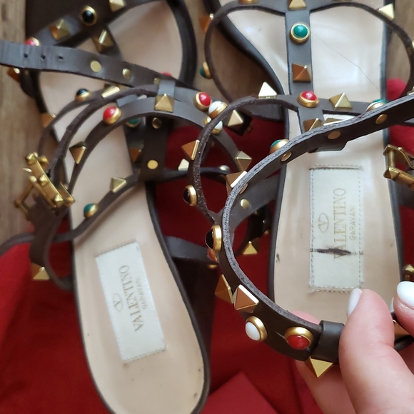 Valentino Garavani Rockstud block heel sandals **Rare, LIMITED edition - Picture 7 of 14